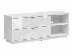 Meuble TV Fivale 104 (Blanc brillant + Blanc)