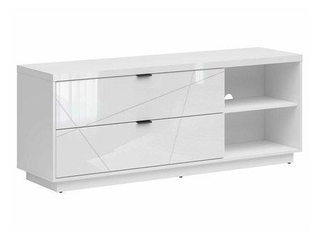 Meuble TV Fivale 104 (Blanc brillant + Blanc)