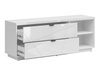 Meuble TV Fivale 104 (Blanc brillant + Blanc)