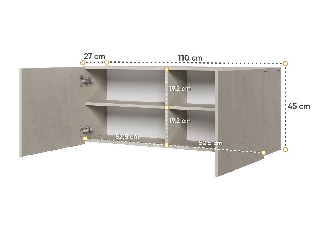Armoire murale Orlbale 135