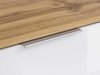 Commode Tivetra 102 (Chêne wotan + Blanc brillant)
