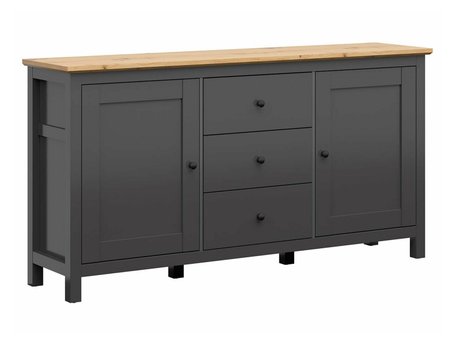 Commode Sordoro 101 (Graphite + Chêne Artisan)