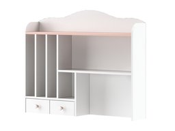 Étagère Velferi 115 (Blanc + Rose)
