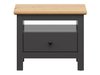 Table de chevet Sordoro 100 (Graphite + Chêne Artisan)