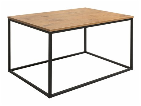 Table basse Boston 255 (Chêne lancelot + Noir)