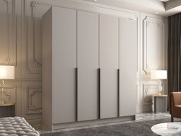 Armoire Closico 192 (Cachemire + Noir)
