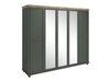 Armoire Tolnue 116 (Vert foncé + Chêne de Lefkas)
