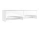 Buffet Concept Pro Lenart (Blanc + Blanc brillant)