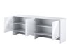 Buffet Concept Pro Lenart I (Blanc + Blanc brillant)