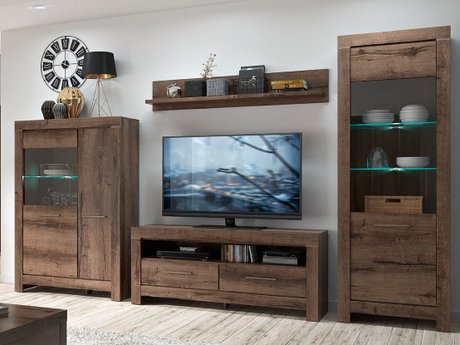 Ensemble de salon Dunfelu 105 (Chêne du Monastery)