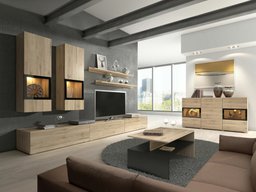 Ensemble de salon Serodeu 104 (Chêne de san remo)