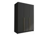 Armoire Closico Decoron I (Noir + Doré)