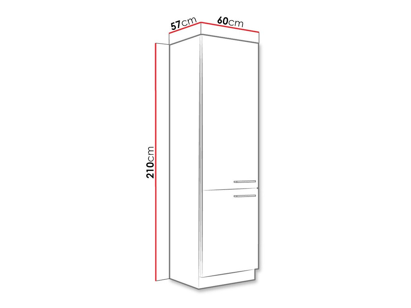 Armoire modulaire avec portes Wood Dark 131
