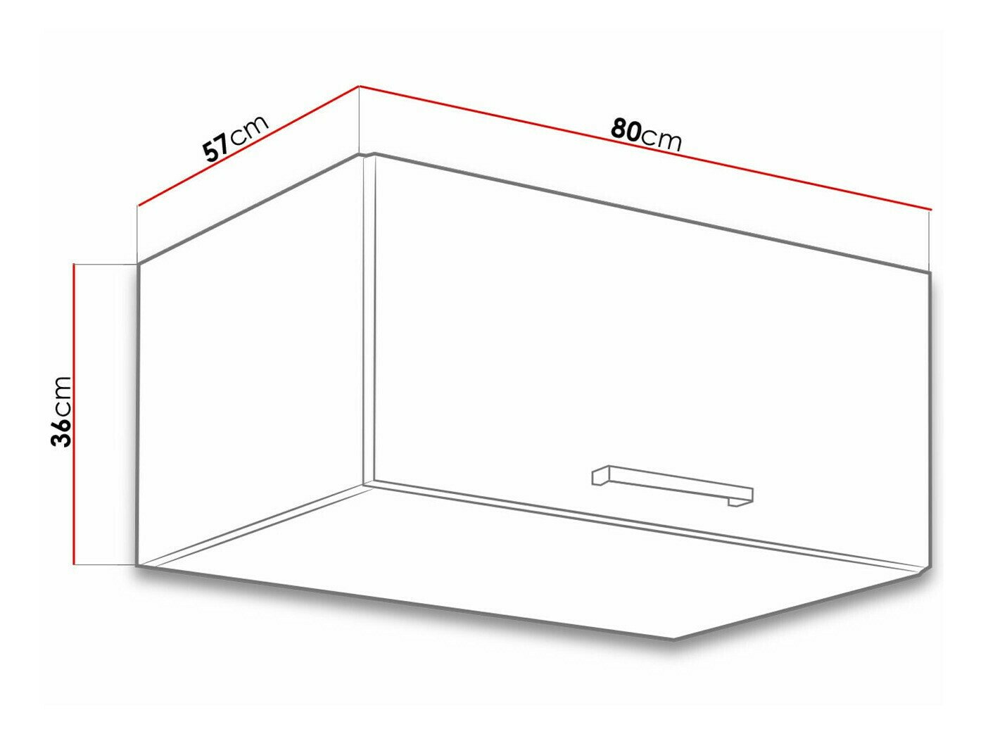Armoire murale modulaire Wood Dark 132