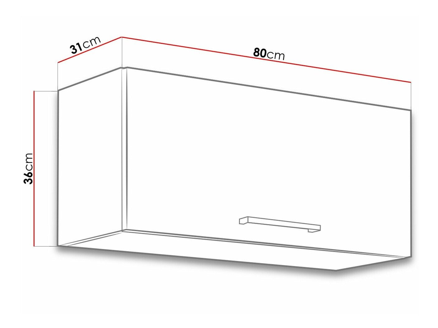 Armoire murale modulaire Wood Dark 136
