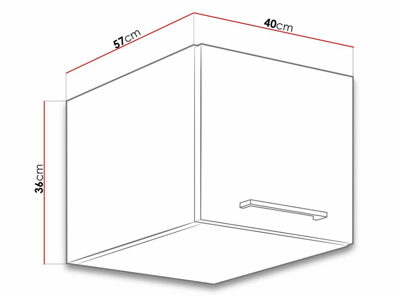 Armoire murale modulaire Wood Dark 137