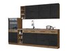 Cuisine complète modulaire Wood Dark 130