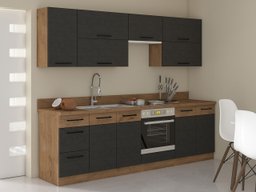 Cuisine complète modulaire Wood Grey 135