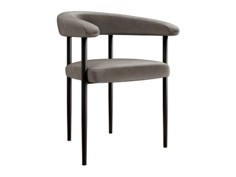 Chaise Jackson 110 (Noir + Magic Velvet 2209)