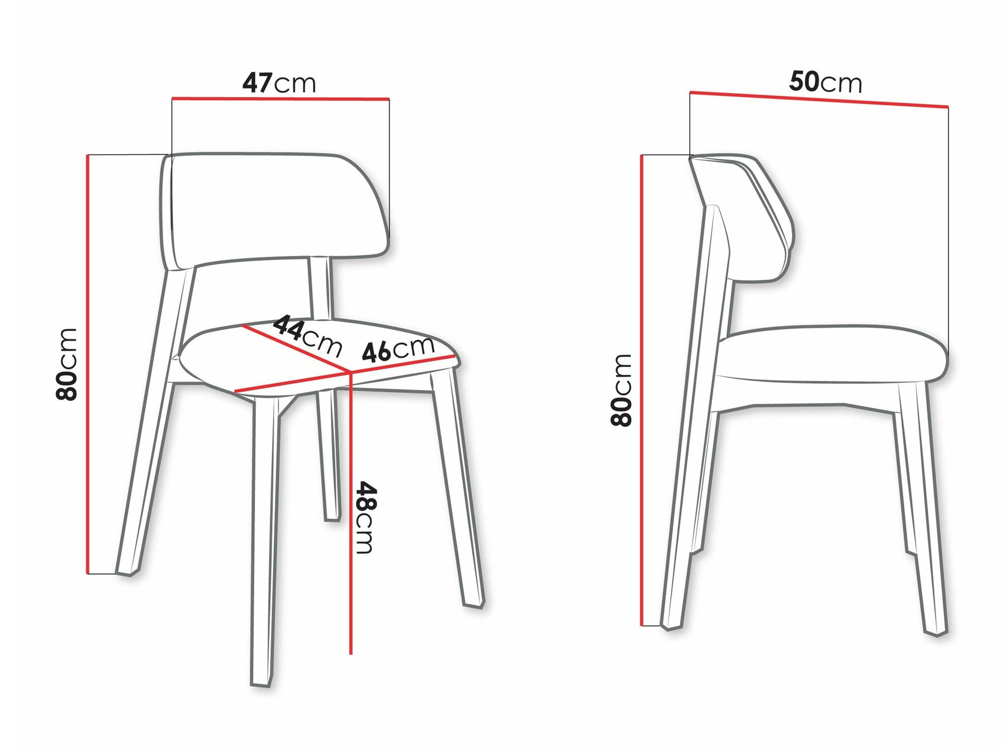 Chaise Jackson 112 (Noir)