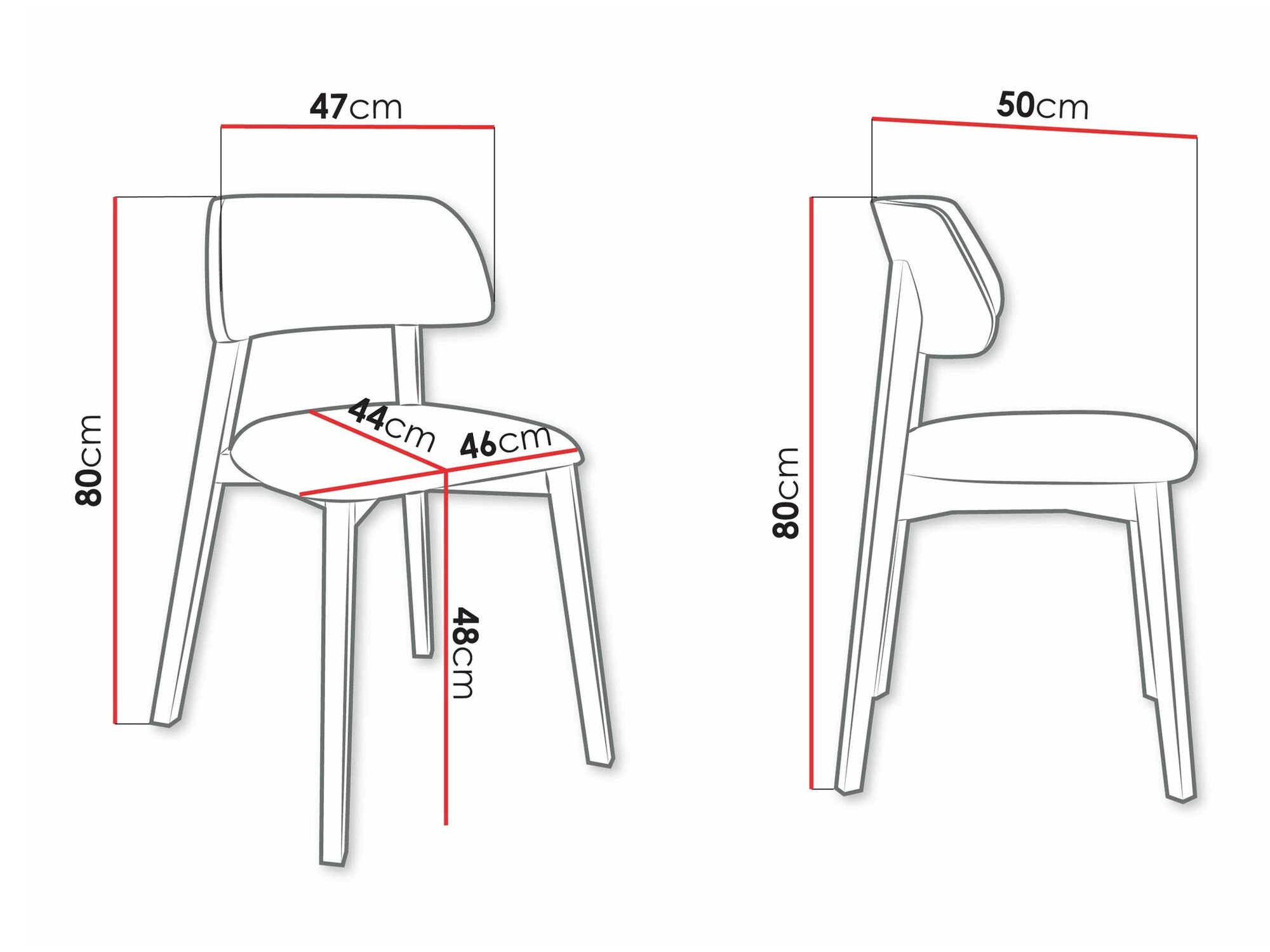 Chaise Jackson 112 (Noir)