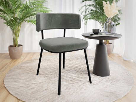 Chaise Jackson 114 (Noir + Magic Velvet 2217)