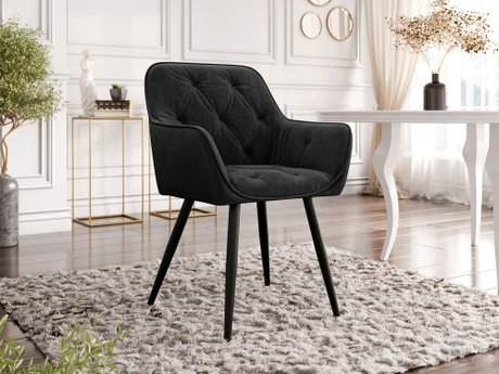 Chaise Jackson 115 (Noir + Magic Velvet 2219)
