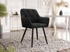 Chaise Jackson 115 (Noir + Magic Velvet 2219)