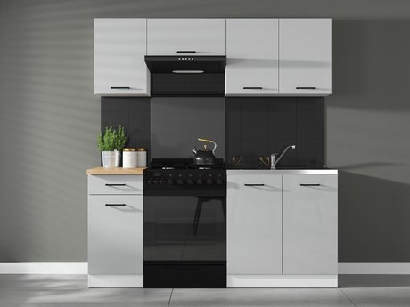 Cuisine complète modulaire Line Grey 118