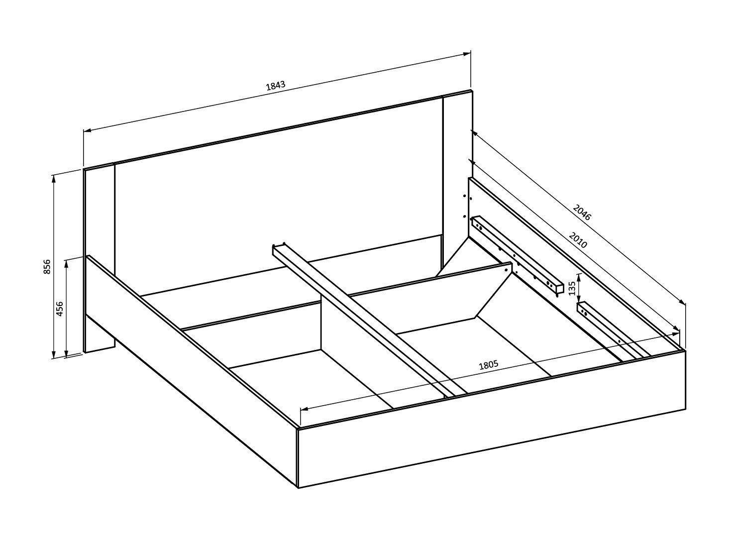 Lit Mirsevi 106 (180 x 200 cm)
