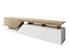 Meuble TV Comfivo Daldune 104 (Blanc + Chêne wotan)