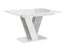 Table Goodyear 125 (Blanc brillant + Gris)