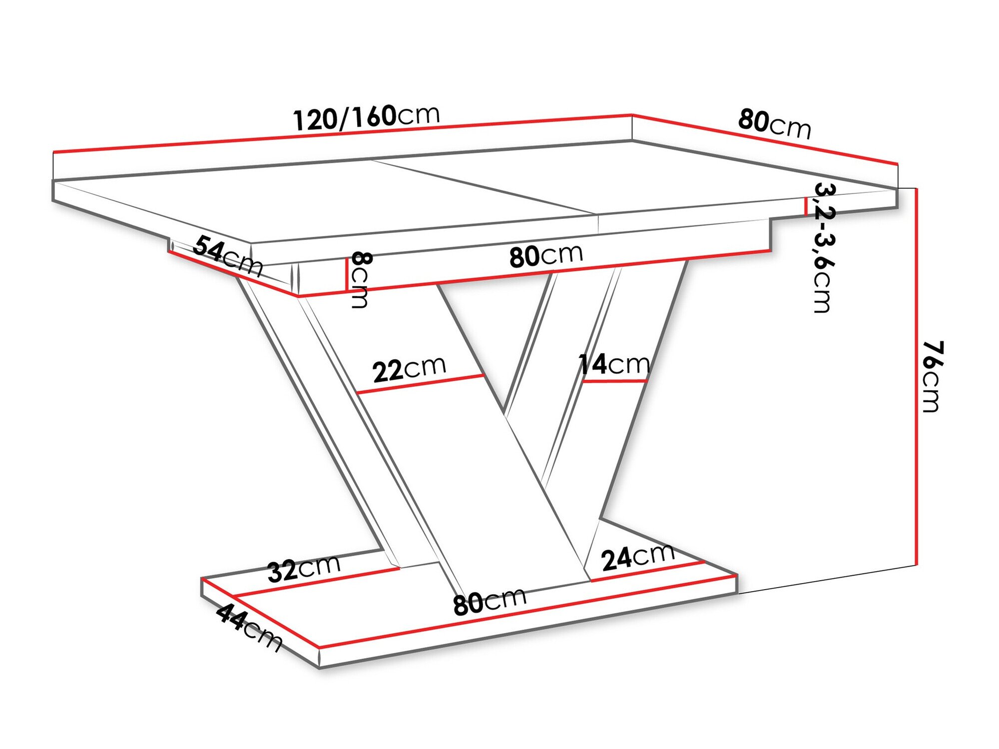 Table Goodyear 131 (Béton)