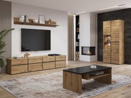 Ensemble de salon Alfere 117 (Chêne wotan)