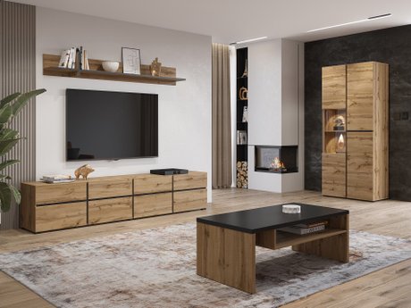 Ensemble de salon Alfere 117 (Chêne wotan)