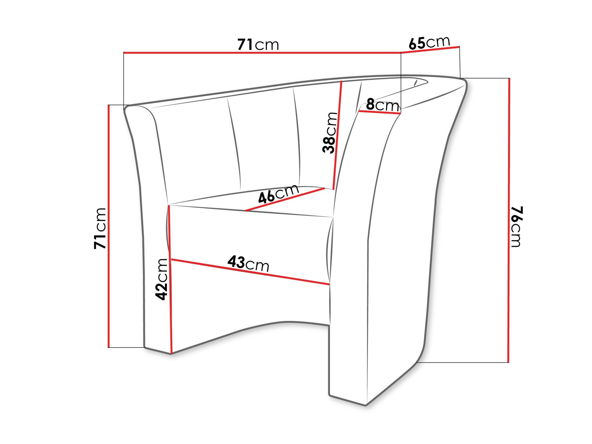 Fauteuil Meriden 100 (Velo 623)