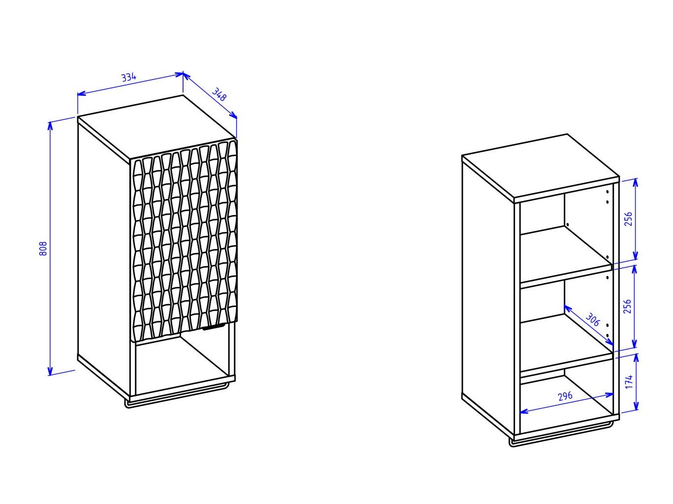 Armoire de salle de bain murale Elitese 100