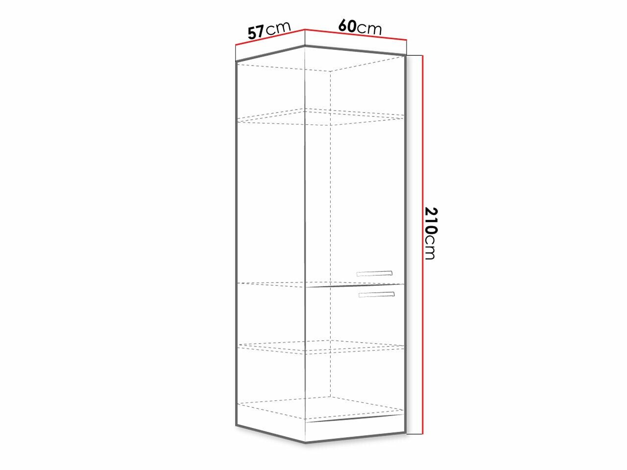 Armoire modulaire avec portes Multi White 103