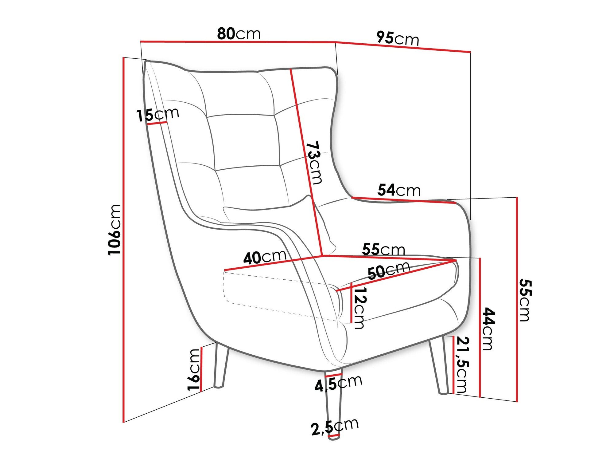 Fauteuil Comfivo 379 (Poso 100)