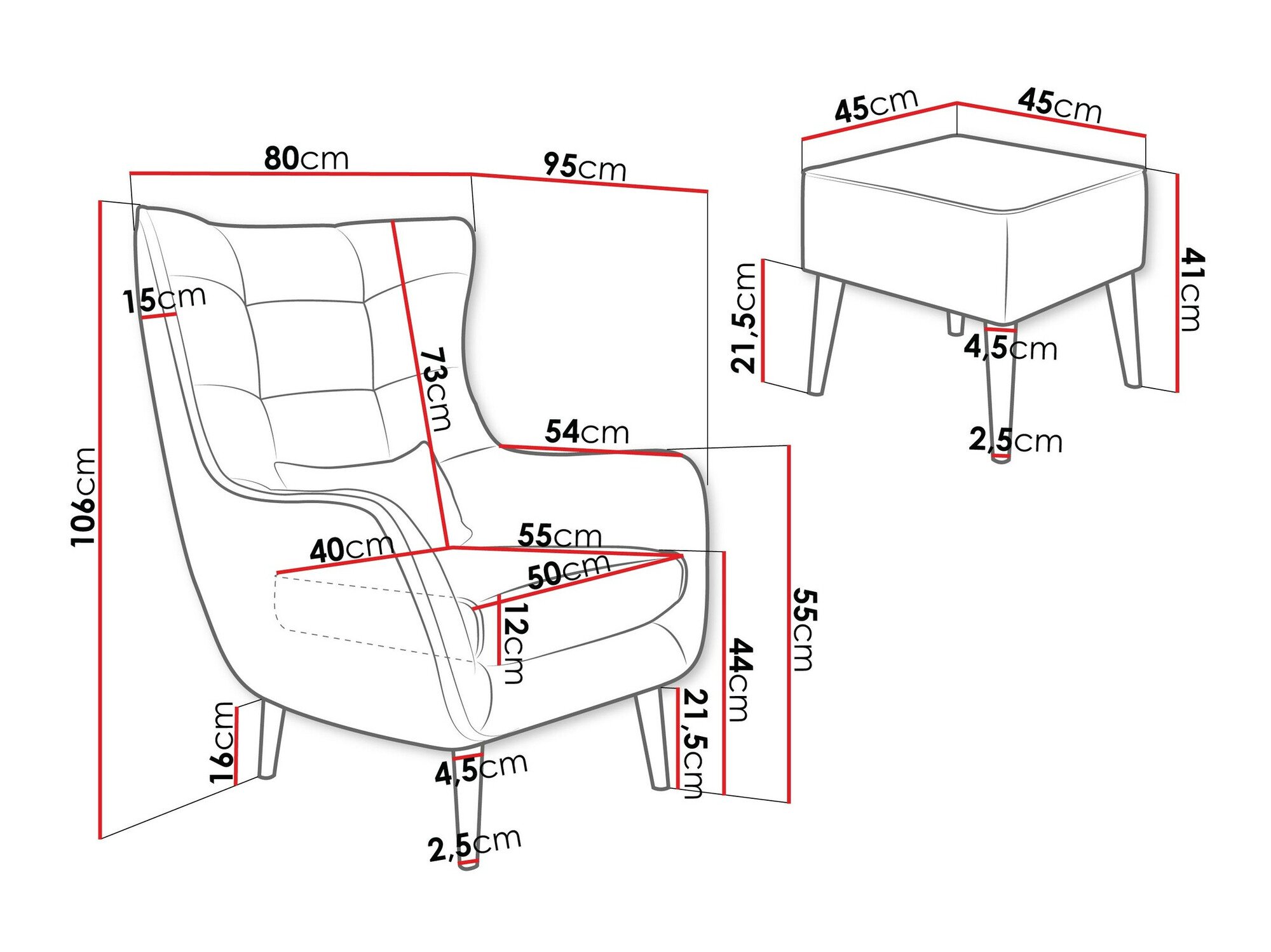 Fauteuil Comfivo 381 (Poso 100)