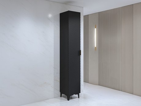 Armoire de bain à poser Liretu 100 (Noir)