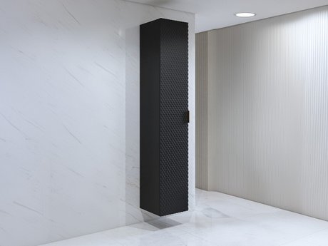 Armoire de salle de bain murale Liretu 105 (Noir)