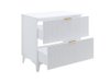 Armoire de lavabo à poser Liretu 102 (Blanc)