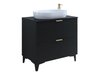 Armoire de lavabo à poser Liretu 102 (Noir)