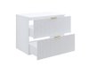 Armoire de salle de bains murale pour lavabo Liretu 107 (Blanc)