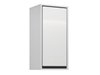 Armoire de salle de bain murale Tecavu 100 (Blanc brillant + Blanc)