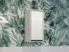 Armoire de salle de bain murale Tecavu 100 (Blanc brillant + Blanc)