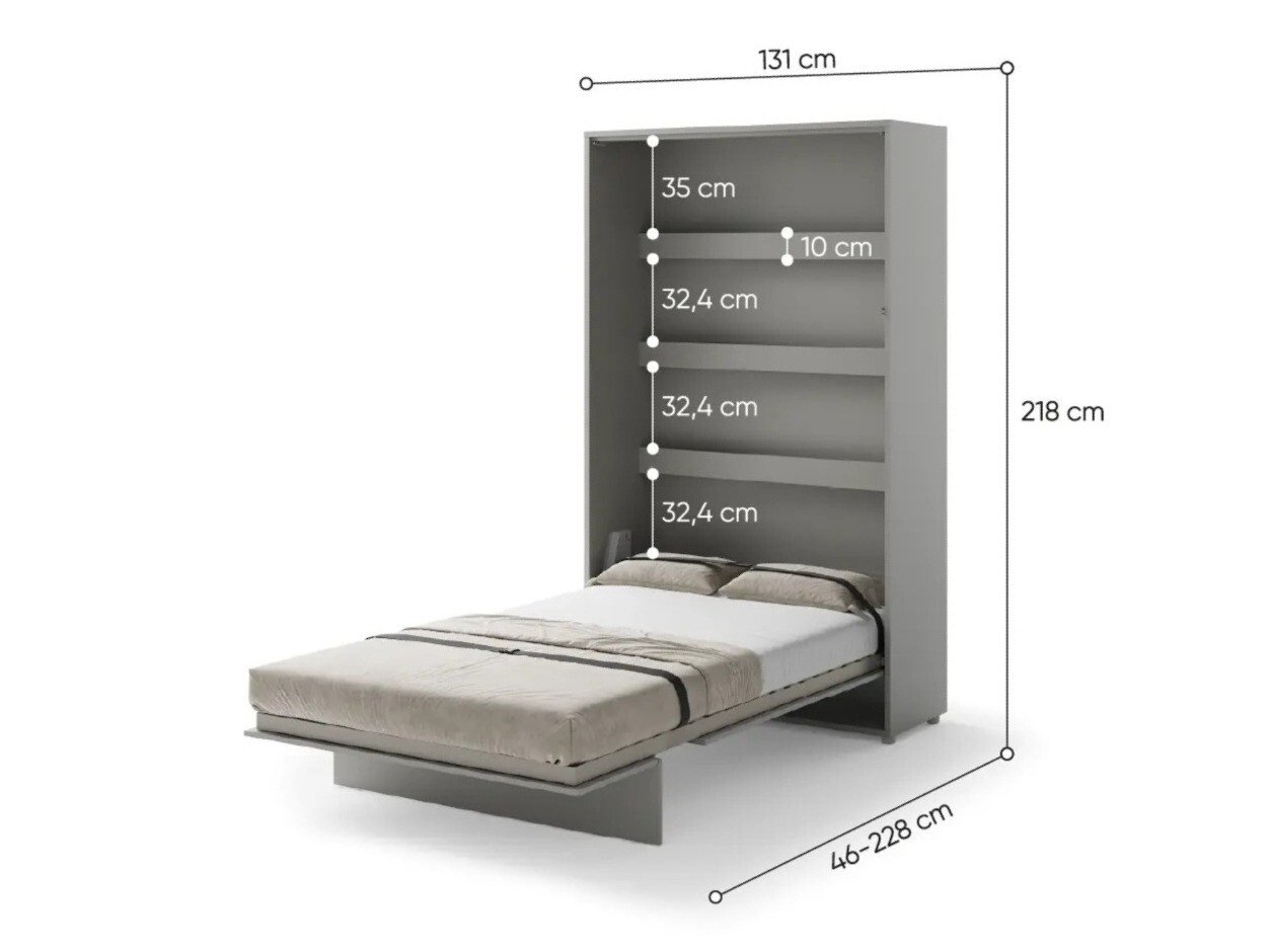 Lit escamotable Concept Pro Lenart (Gris)