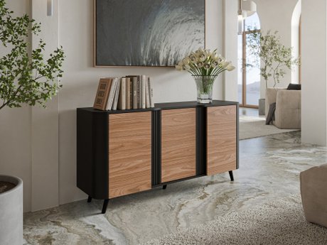 Buffet Modus (Noir + Noyer)