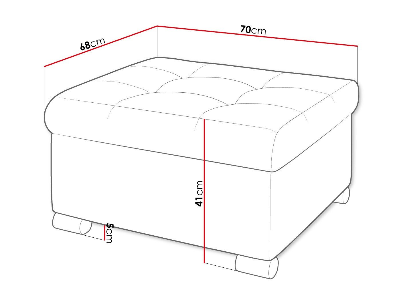 Pouf Comfivo Gemma (Rico 12)